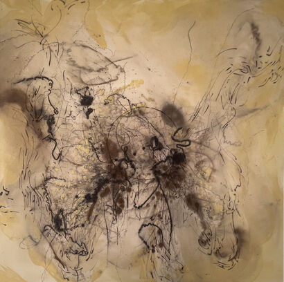 \'La Reata\' - a Paint Artowrk by Sherri  Cobb